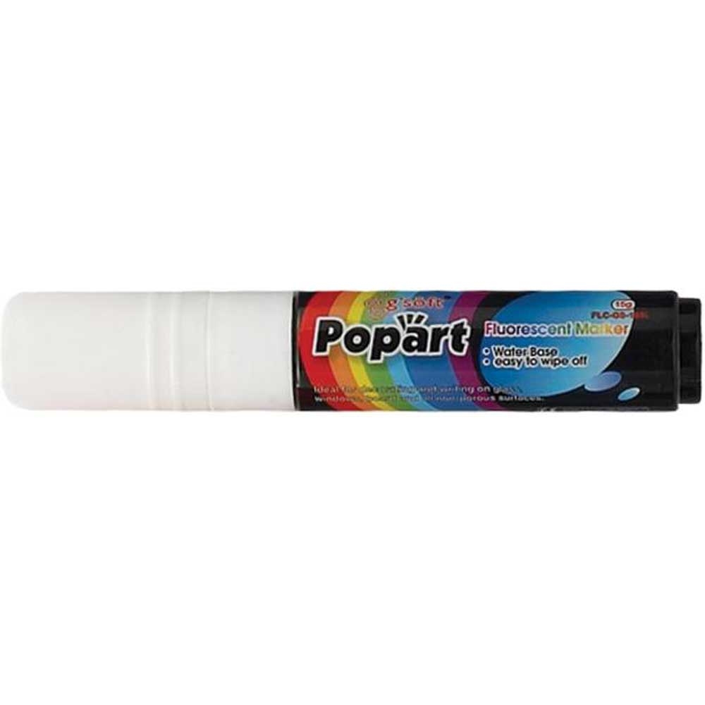 Winco Deluxe Plus Neon White Marker -- 12 per case.
