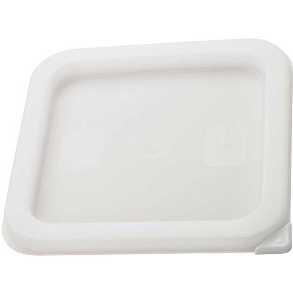 Winco Polyethylene White Cover for PESC-2/4 Square Storage Containers -- 12 per case.