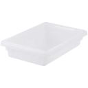 Winco Polypropylene White Half Size Food Storage Box, 12 x 18 x 3 inch -- 6 per case.