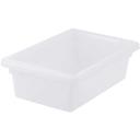 Winco Polypropylene White Half Size Food Storage Box, 18 x 12 x 6 inch -- 6 per case.