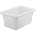 Winco Polypropylene White Half Size Food Storage Box, 18 x 12 x 9 inch -- 6 per case.