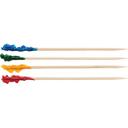 Winco Cellophane Frills Picks, 3 15/16 inch -- 20000 per case.