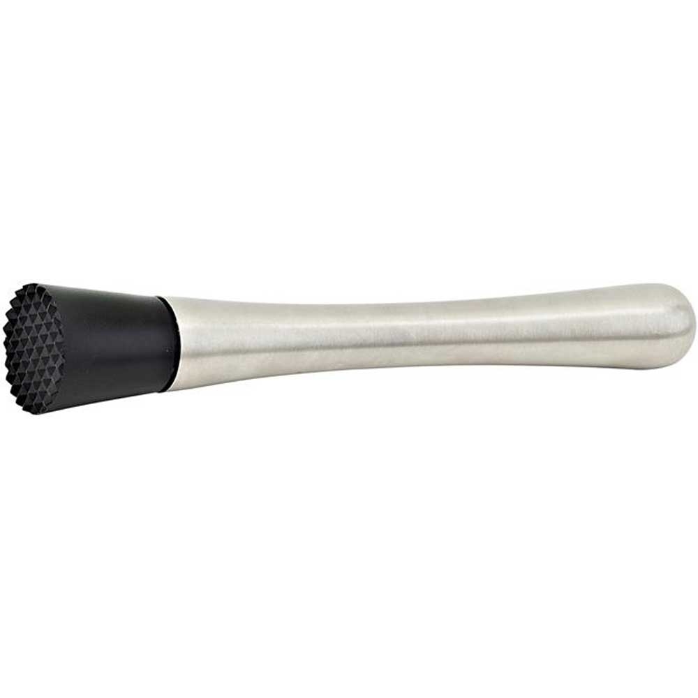 Winco Stainless Steel Netted Head Muddler, 8 inch Long -- 12 per case.