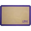 Winco Two Third Size Purple Silicone Baking Mat, 14 7/16 x 20 1/2 inch -- 10 per case.