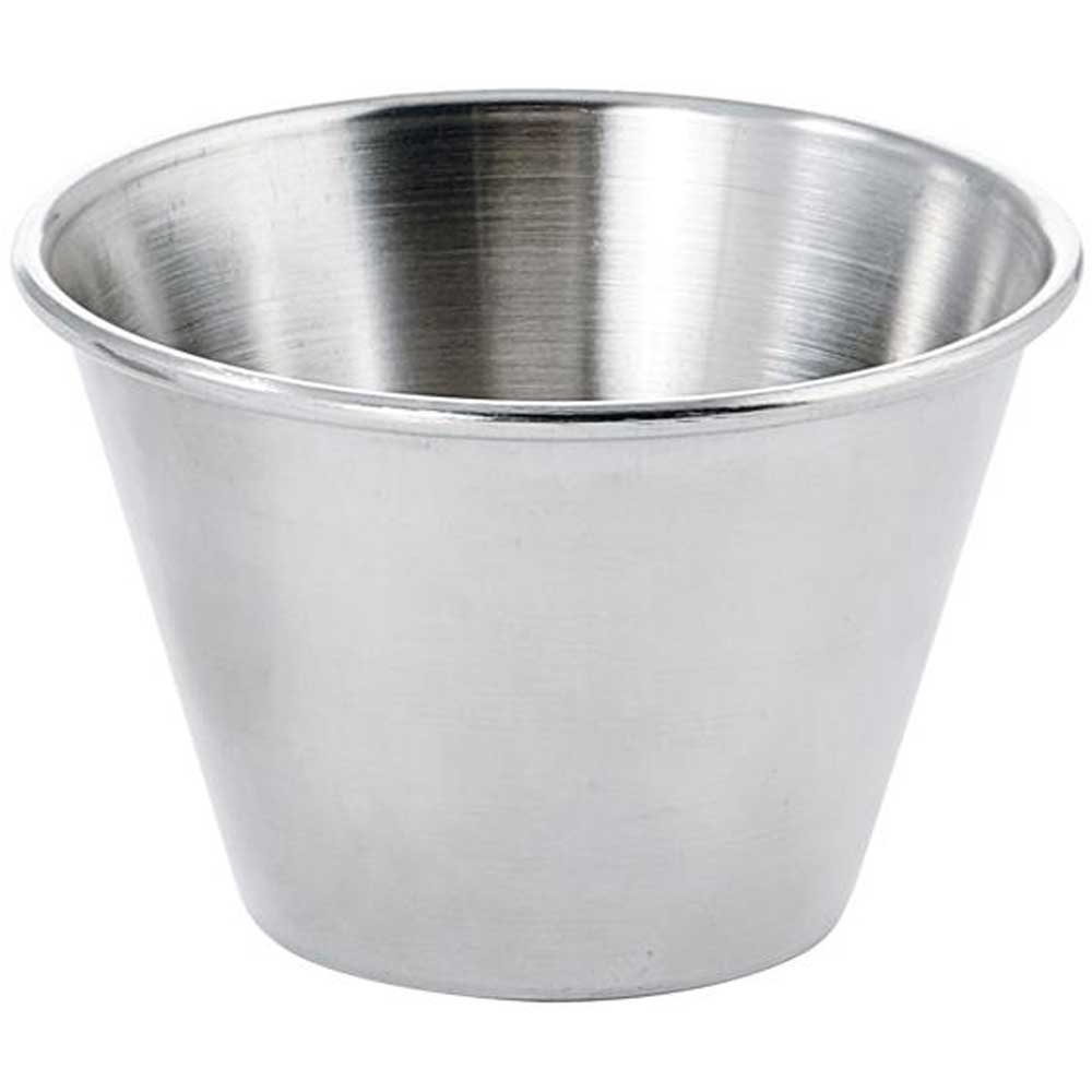 Winco Stainless Steel Sauce Cup, 4 Ounce -- 12 per case.