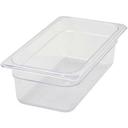 Winco Polycarbonate 1/3 Size Food Pan, 3.5 inch -- 12 per case.