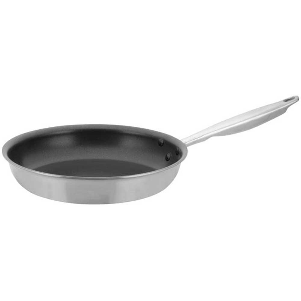 Winco Tri Gen Triply Stainless Steel Excalibur Fry Pan with Non Stick Coating, 10 inch -- 6 per case.