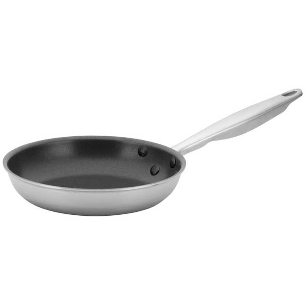 Winco Tri Gen Triply Stainless Steel Excalibur Fry Pan with Non Stick Coating, 7 inch -- 6 per case.