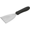 Winco Black Polypropylene Handle Scraper, 4 1/2 x 3 1/8 inch Blade -- 12 per case.