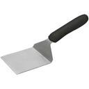 Winco Black Polypropylene Handle Steak/Burger Turner with Offset, 4 1/8 x 3 3/4 inch Blade -- 12 per case.