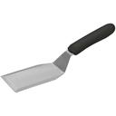 Winco Hamburger Offset Turner with Black Polypropylene Handle, 5 1/8 x 2 7/8 inch Blade -- 12 per case.