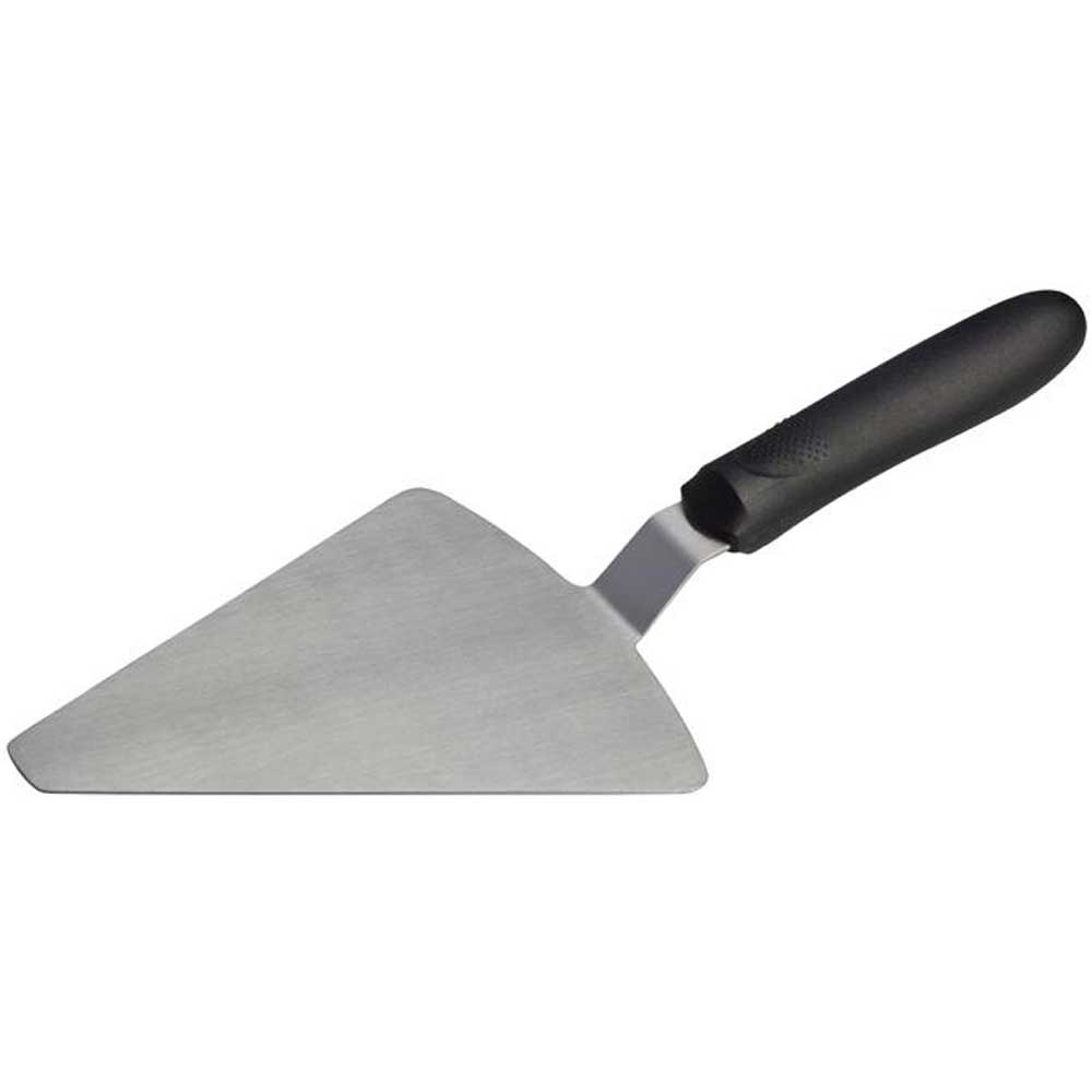 Winco Black Polypropylene Handle Pizza Server, 6 7/8 x 5 7/8 inch Blade -- 12 per case.