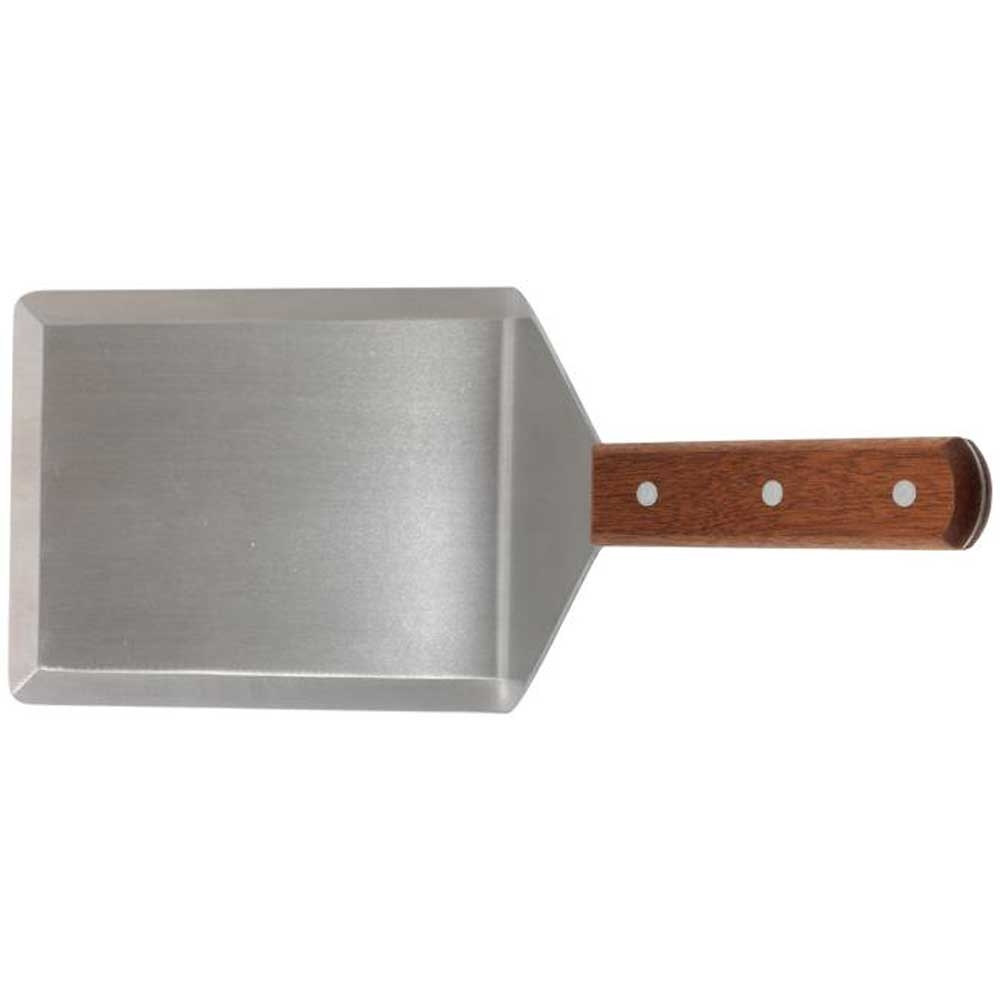 Winco Extra Heavy Cutting Edge Turner with Wooden Handle, 5 x 6 inch Blade -- 12 per case.
