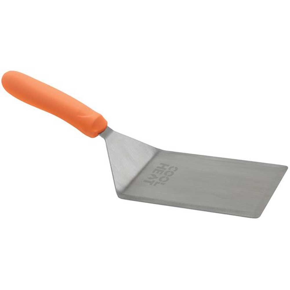 Winco Extra Heavy Cutting Edge Turner with High Heat Orange Nylon Handle, 5 x 6 inch Blade -- 12 per case.