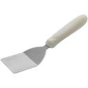 Winco Mini Offset Turner with White Polypropylene Handle, 2 x 2 1/4 inch Blade -- 12 per case.