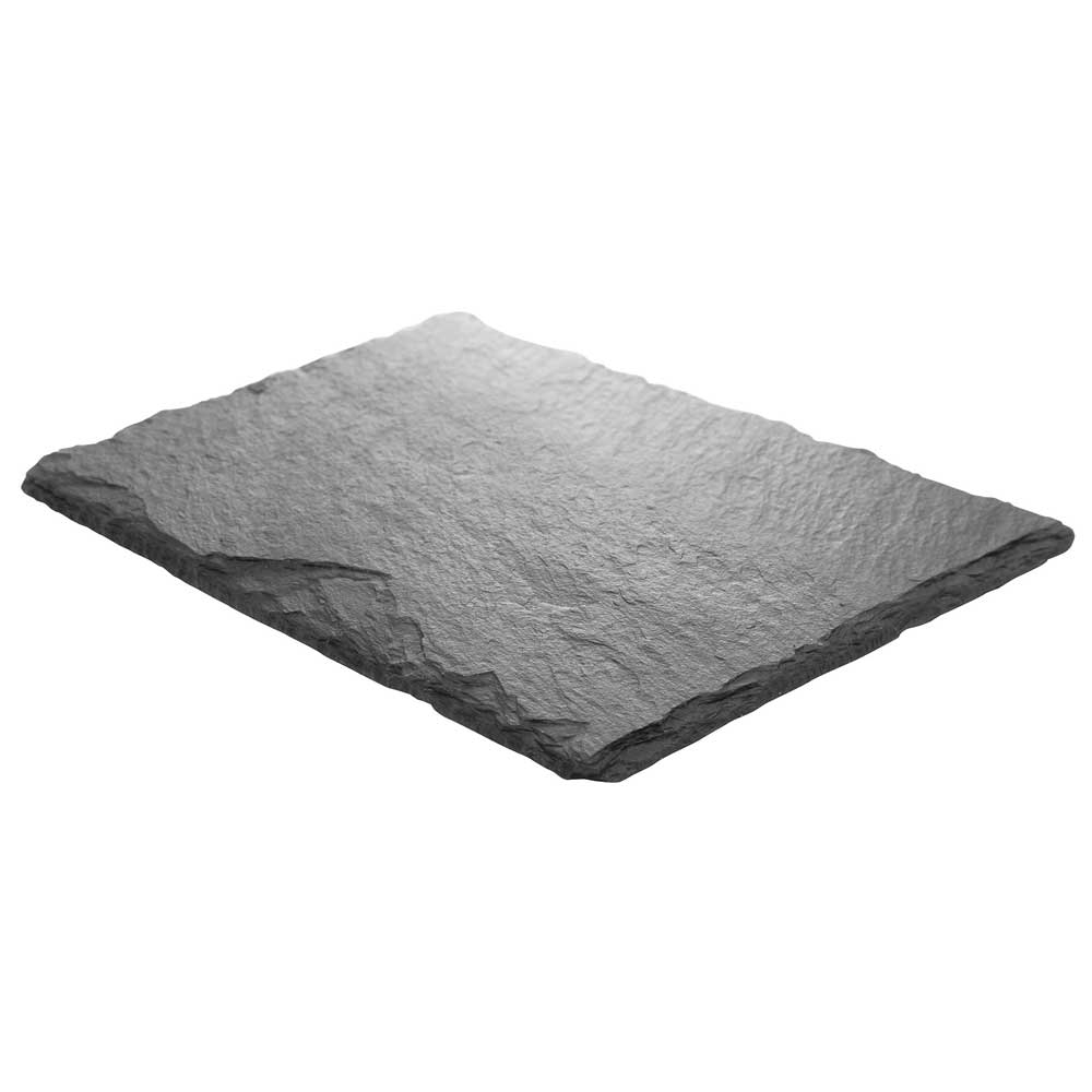 Winco Ardesia Tavo Slate Rectangular Platter, 11 1/2 x 7 7/8 inch -- 12 per case.