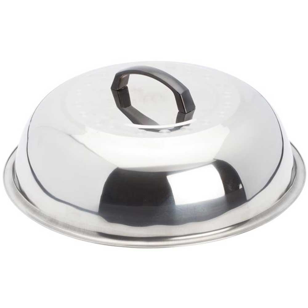 Winco Stainless Steel Mirror Finish Wok Cover, 13 3/4 inch -- 12 per case.