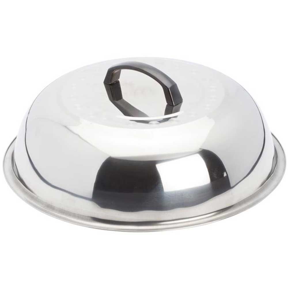 Winco Stainless Steel Mirror Finish Wok Cover, 13 3/4 Inch Dia. X 3.56 Inch -- 12 Per Case