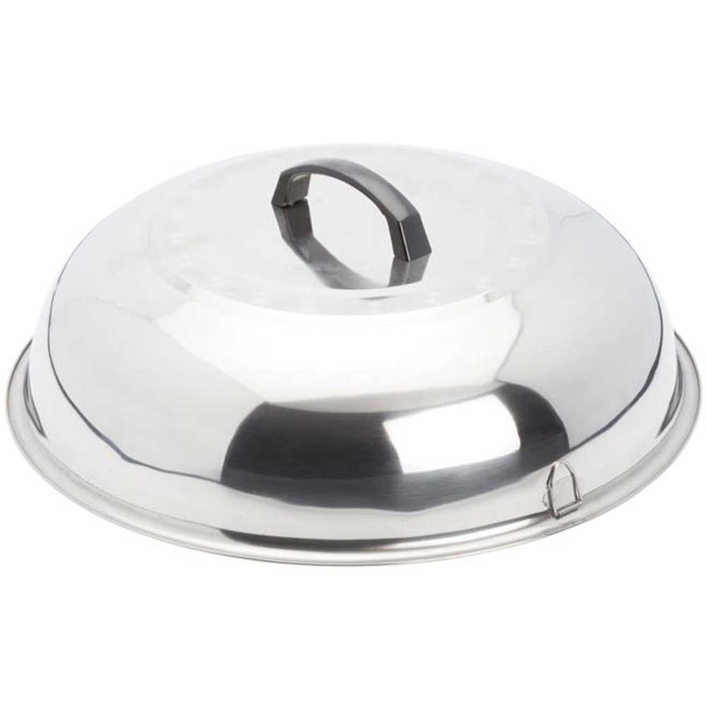 Winco Stainless Steel Mirror Finish Wok Cover, 15 3/8 inch -- 12 per case.