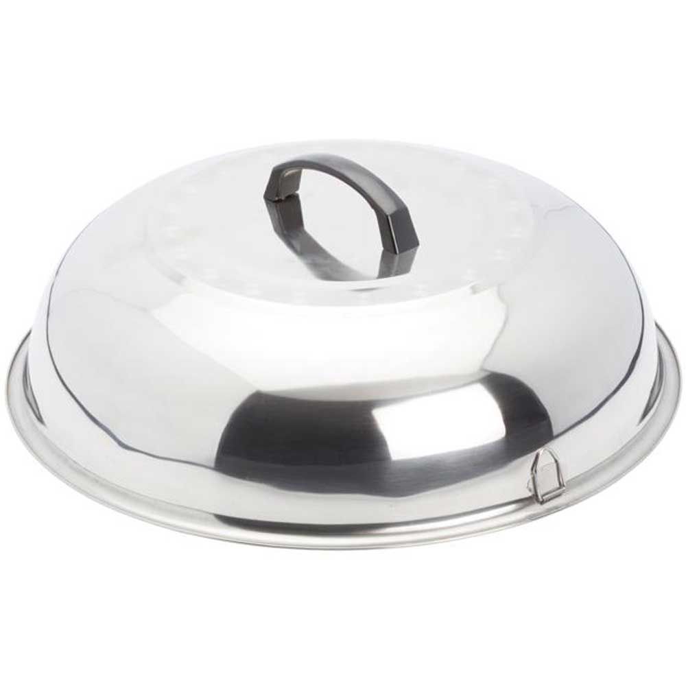 Winco Stainless Steel Mirror Finish Wok Cover, 15 3/8 Inch Dia. X 4 Inch Height -- 12 Per Case