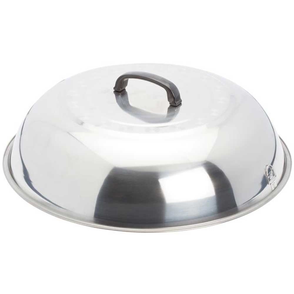 Winco Stainless Steel Mirror Finish Wok Cover, 17 3/4 inch -- 12 per case.
