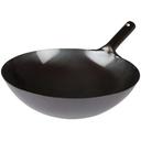 Winco Black Carbon Steel Wok with Integrated Handle, 16 inch -- 12 per case.