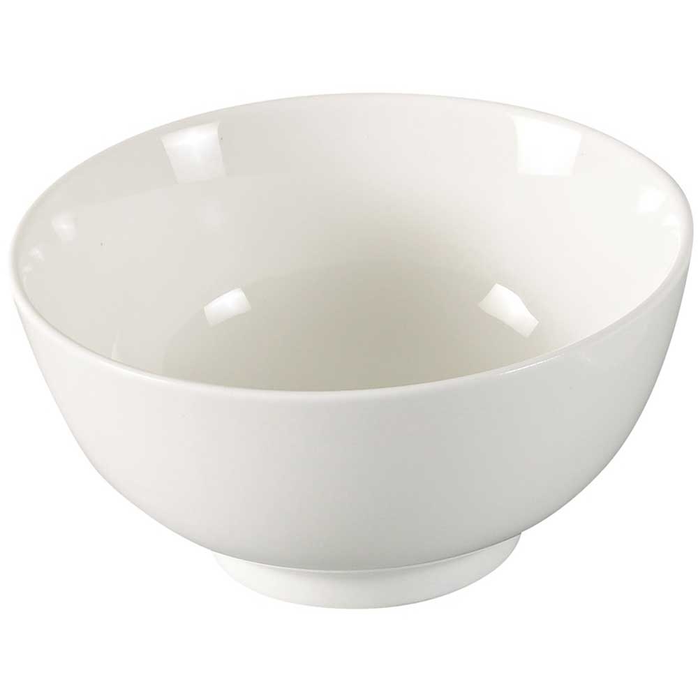 Yanco Abco Porcelain Round Super White Rice Bowl, 8 1/2 Ounce -- 48 per case.