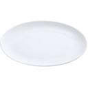 Yanco Abco Porcelain Oval Rolled Edge Coupe Super White Platter, 14 inch -- 12 per case.