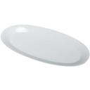 Yanco Abco Porcelain Oval Coupe Super White Fishia Platter, 18 x 8 1/4 x 1 1/4 inch -- 6 per case.