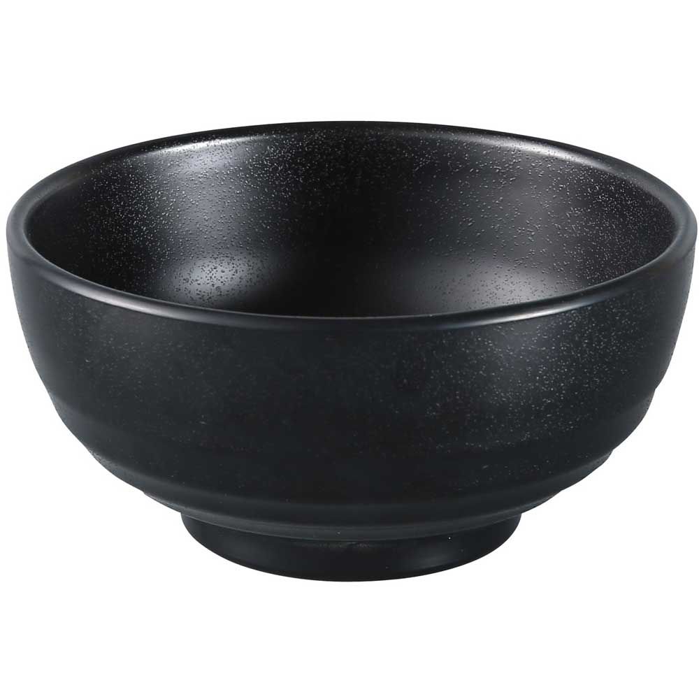 Yanco Asian Style Melamine Round Black Pearl Woodong Noodle Bowl, 26 Ounce -- 48 Per Case