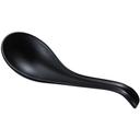 Yanco Asian Style Melamine Black Pearl Spoon, 6 3/4 inch -- 72 per case.