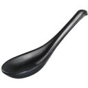 Yanco Asian Style Melamine Black Pearl Spoon, 5 1/2 inch -- 72 per case.