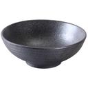 Yanco Diamond Black Speckled Porcelain Round Noodle Bowl, 36 Ounce Capacity -- 12 per case.