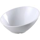 Yanco Milando Melamine White Round Slanted Sheer Bowl, 24 Ounce -- 24 per case.