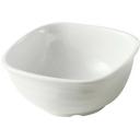 Yanco Milando Melamine White Square Bowl, 16 Ounce -- 48 per case.