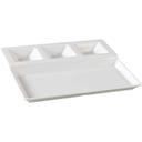 Yanco NC-2520 Compartment Collection 4 Divided Compartment, 10.5 x 12.25 inch, Melamine -- 12 per case.