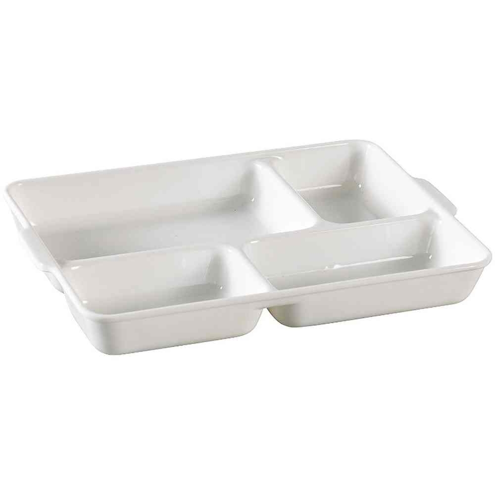 Yanco NC-4420 Compartment Collection 4 Divided Compartment, 7 x 9.5 x 1 .25 inch, Melamine -- 24 per case.