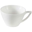 Yanco SH-001 Shanghai Coffee Cup, 7 Ounce Capacity, 2.75 x 2.75 x 3.875 inch, Bone China, Bone White -- 36 per case.