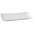 Yanco SH-211 Shanghai Rectangular Plate, 11.25 x 5.5 inch, Bone China, Bone White -- 24 per case.