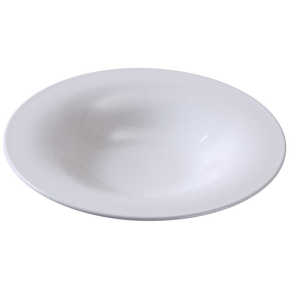 Yanco Siena Porcelain Pasta/Salad Bowl, 12 Ounce Capacity -- 12 per case.