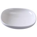 Yanco Siena Porcelain Square Bowl, 16 Ounce Capacity -- 24 per case.