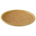 Yanco WD-507 Round Wooden Tray, 7 inch Diameter, Melamine -- 36 per case.