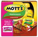 Motts Cinnamon Applesauce, 3.2 Ounce Pouch -- 24 per case.