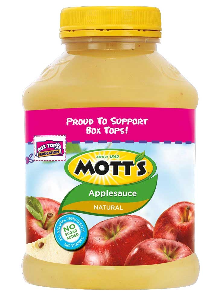 Motts Natural Applesauce, 46 Ounce -- 8 per case.