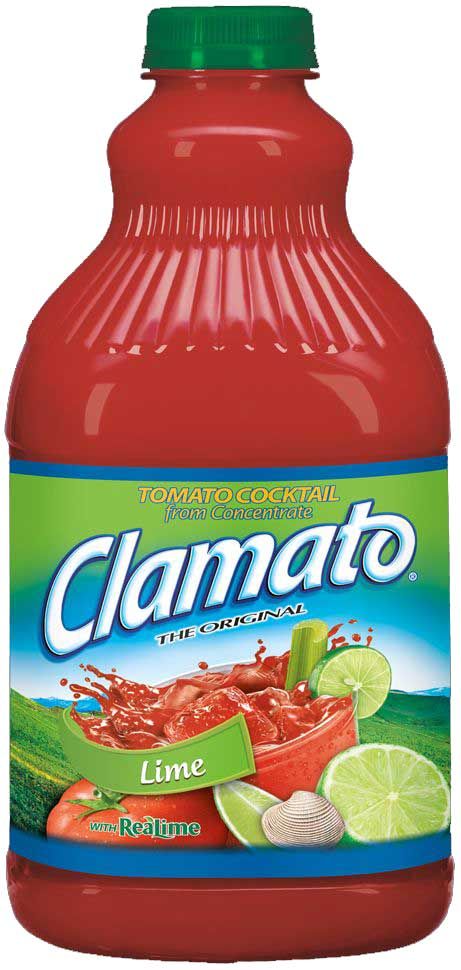 Clamato Lime Tomato Cocktail, 64 Fluid Ounce -- 8 Per Case