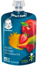 Gerber Apple Mango Strawberry Toddler Food - Multi Pack, 3.5 Ounce -- 12 per case.