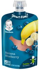 Gerber Banana Blueberry Toddler Food - Multi Pack, 3.5 Ounce -- 12 per case.