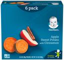 Gerber Apple Sweet Potato with Cinnamon Toddler Food - Multi Pack, 3.5 Ounce -- 12 per case.