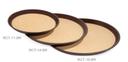 GET Enterprises inc Polypropylene Brown Round Cork Lined Serving Tray, 11.25 inch -- 24 per case.