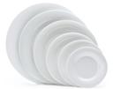 GET Enterprises inc Diamond White Melamine Round Wide Rim Plate, 10.5 inch -- 12 per case.